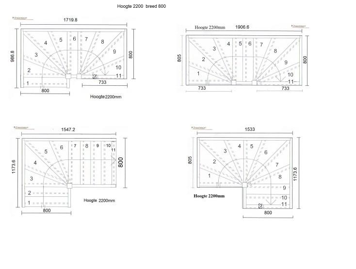 trap hoogte 2200 800breed